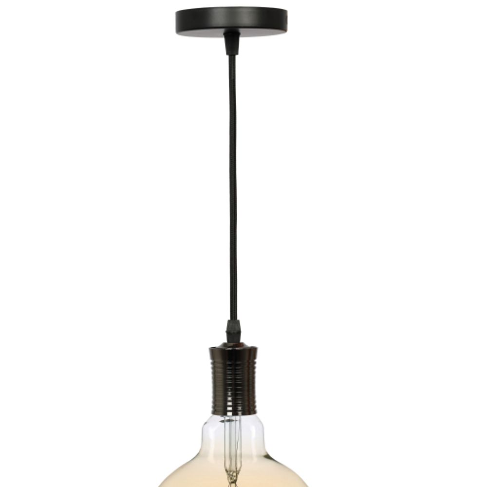 PL13 E27 - 2 PB Подсветка ЭРА Накладной, цоколь Е27, провод 1 м, цвет жемчужно-черный | Подвесные светильники