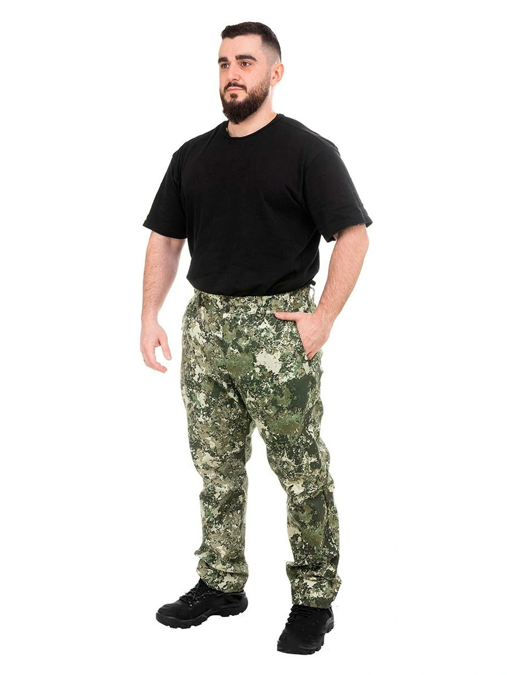 Костюм летний антимоскитный Helios Тайган, цвет серый пиксель, размер 52-54/170-176 (T-KS-T-GP5072-2XL-1)