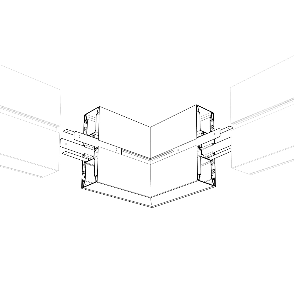 Угол S2-WALL-X2-H128-L90W внешний (Arlight, Металл) 021287