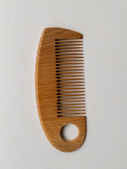 Гребень из бука "Глазок" частые зубья