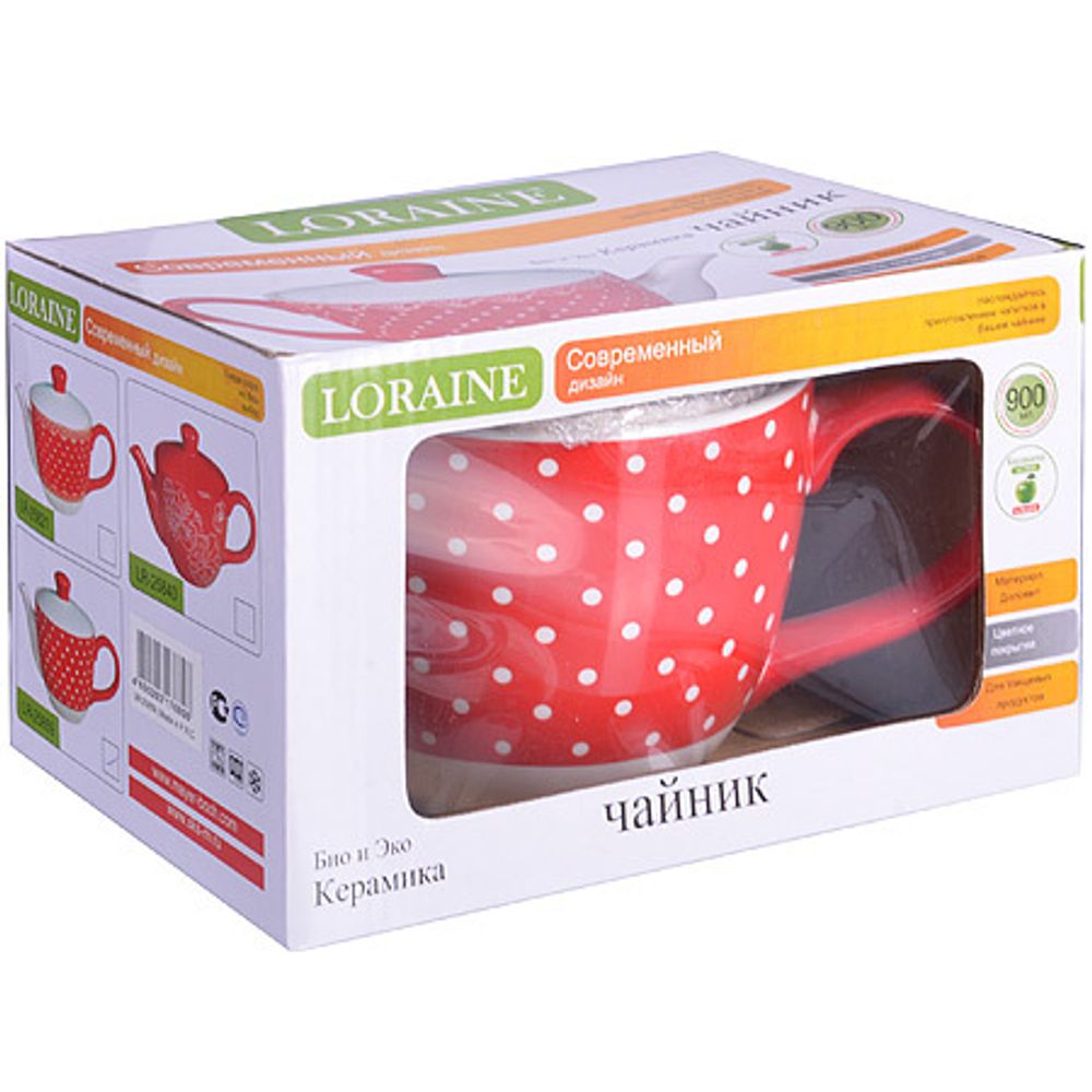 Заварочный чайник Loraine 25859 900 мл