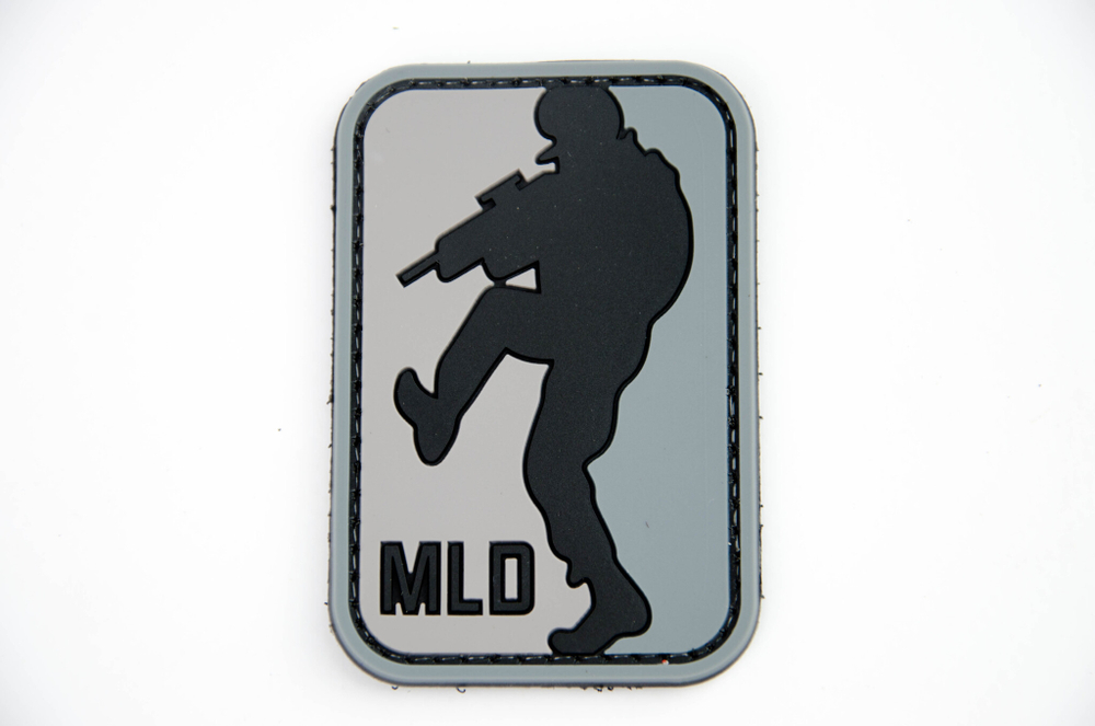Шеврон MLD PVC. Серый