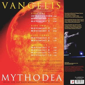 Vangelis / Mythodea (Music For The NASA Mission: 2001 Mars Odyssey)(2LP)