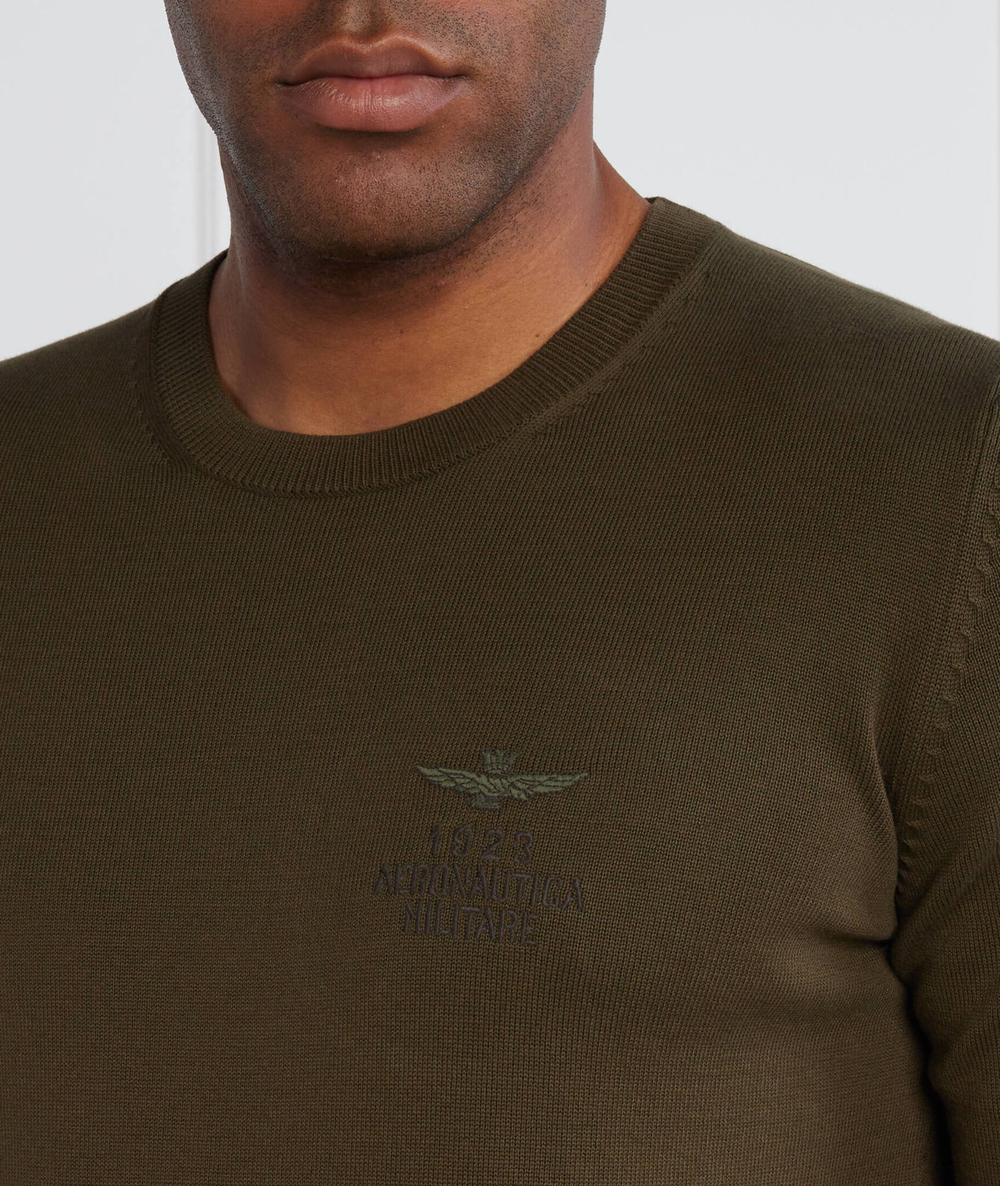 Свитер Aeronautica Militare - зеленый(MA1446L506)