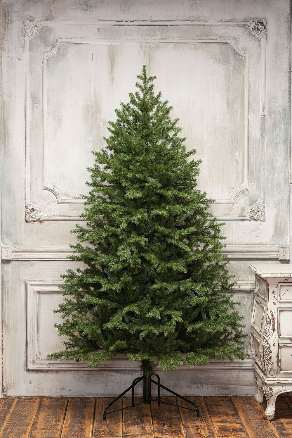 Елка Половинка «Графская» пристенная-угловая (Литая+пвх) 180 см / 1.8 м