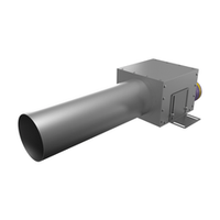 Присоединительная коробка VPDL 125/75×2 на 2 выхода (L=400), прямая круглая