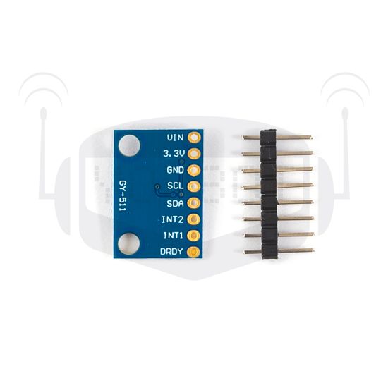 GY-511, трехосный акселерометр и магнитометр (LSM303DLHC)