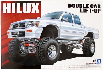 Сборная модель 1/24 Aoshima Toyota Hilux Double Cab Lift-up '94
