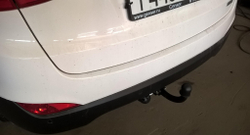 Фаркоп на Hyundai ix35 2010-2015 без снятия и подрезки бампера (паспорт и сертификат в комплекте)(без электрики) Steinhof.H-247