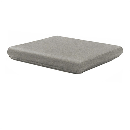 Canada Gres Natura 013 Grey 330х330х18 - Клинкерная ступень флорентийская угловая