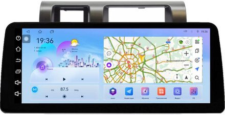 Магнитола для Toyota Land Cruiser 70 2007-2022 - FarCar монитор 12.3" 2K QLED на Android 14, TS10, CarPlay, 4G SIM-слот
