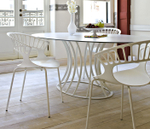 Кресло пластиковое Papatya Tiara, белый