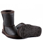 Ugg Kids Classic Short Metallic Chocolate