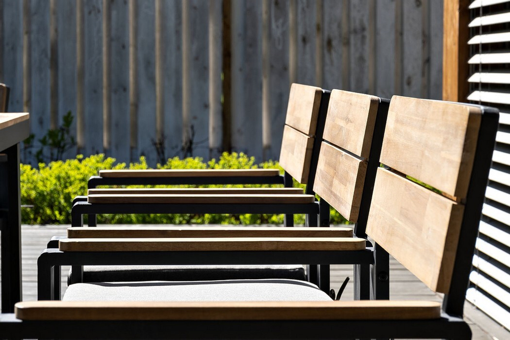 Обеденный стул из алюминия TOPA