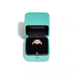 Кольцо из розового золота 18k, Tiffany💠 Full heart💕В наличии