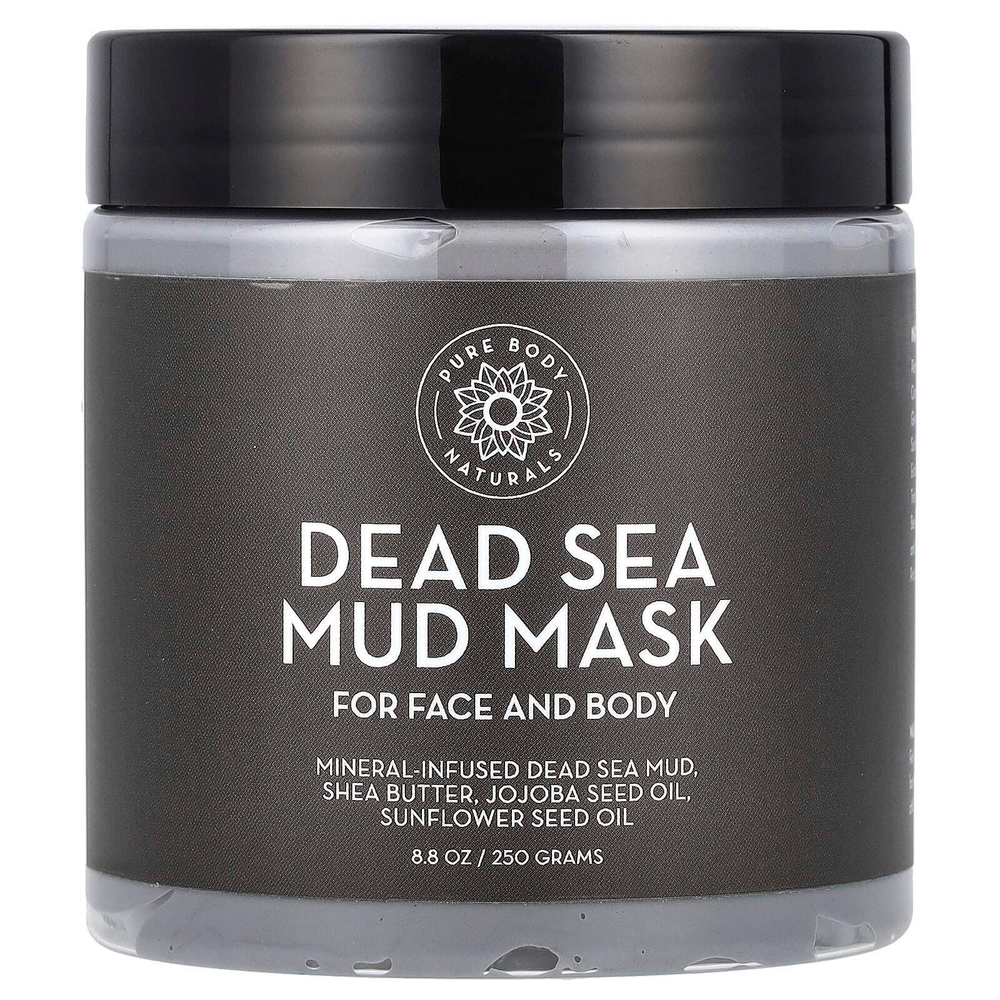 Pure Body Naturals, Маска из грязи Мертвого моря, 250 г (8,8 унции)