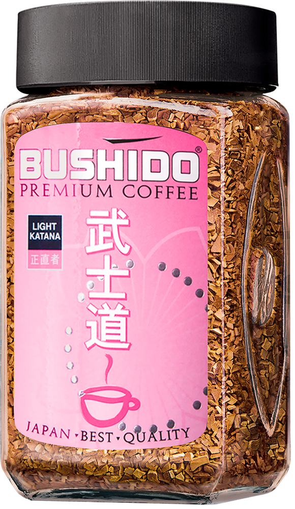 Кофе растворимый Bushido, Light, 100 гр