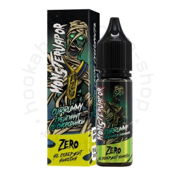 Жидкость MONSTERVAPOR CURRUMMY с ароматом грейпфрута со смородиной, 0 мг/см³, 30 мл. ZERO.