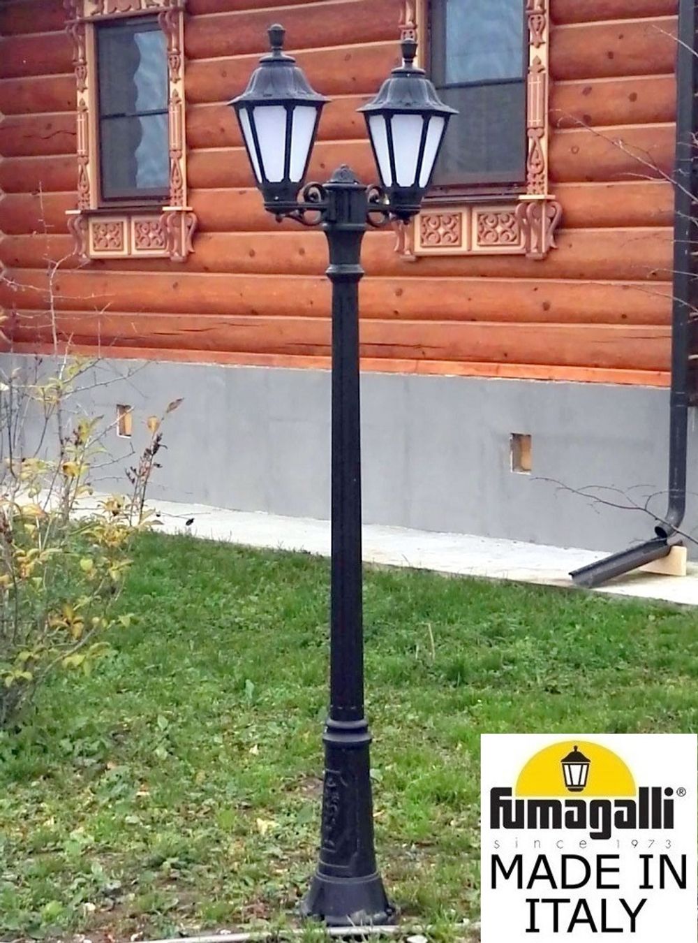 Садово-парковый фонарь FUMAGALLI GIGI BISSO/RUT 2L E26.156.S20.AYF1R