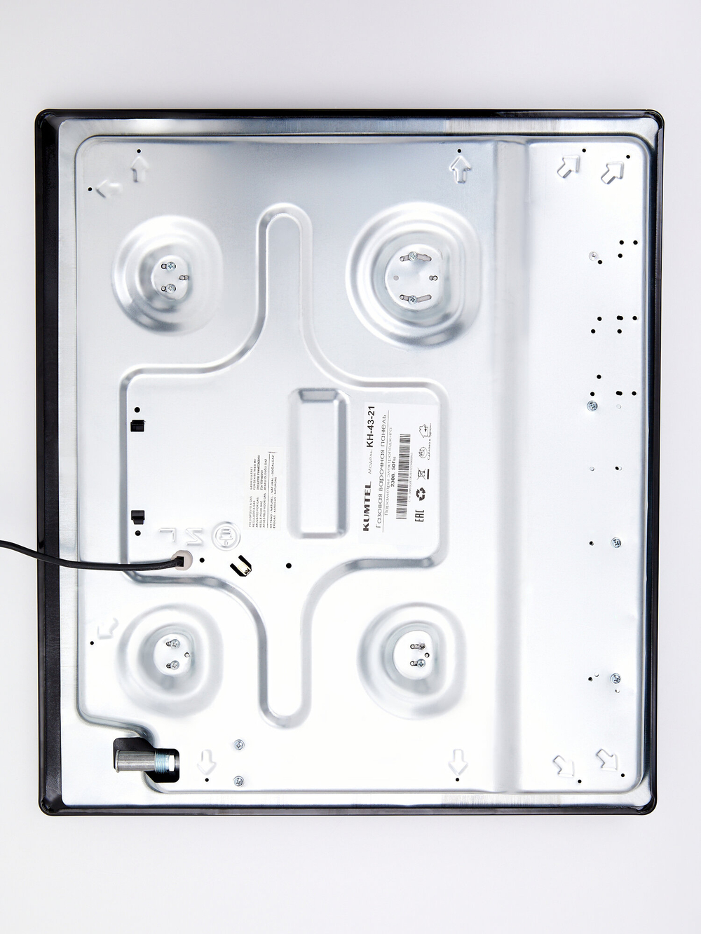 Варочная панель Kumtel KH-43-21, эмалированная сталь, газовый контроль, электроподжиг