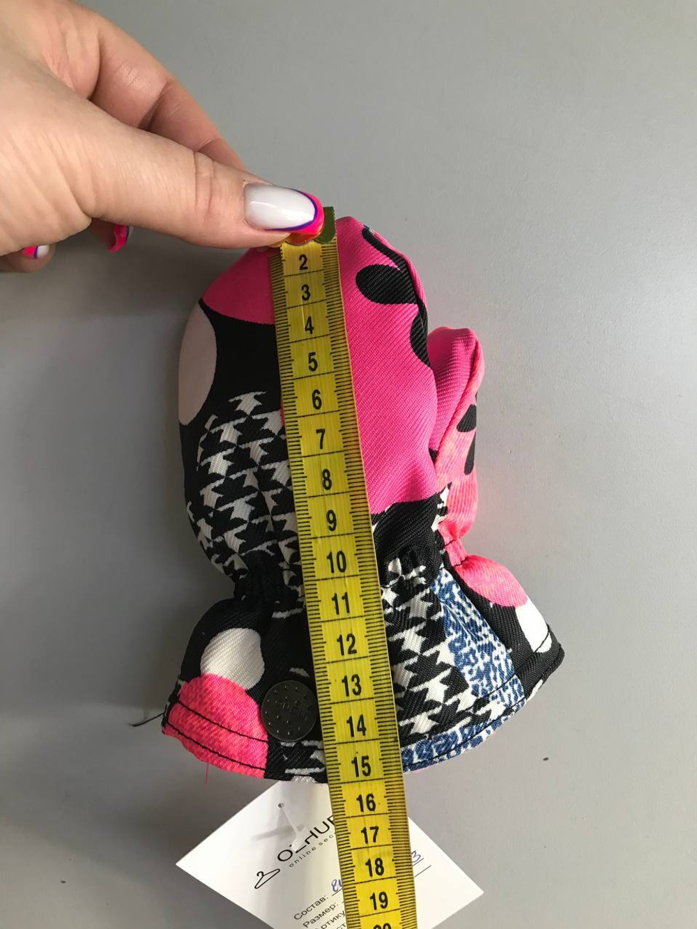 Варежки для малышки на флисе