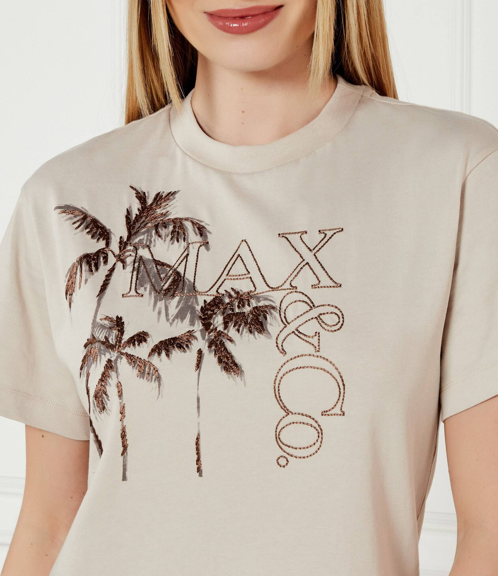 Футболка MAX&Co. - бежевый(6941013)