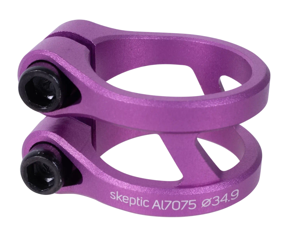 Зажим Tech Team Skeptic, 34,9мм, HIC, purple
