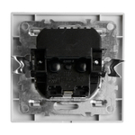 Розетка 1-местная STEKKER, PST16-9016-01, 250В, 2.1А с USB+ type C, серия Эрна, белый 50076