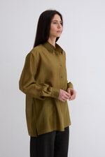 Рубашка Ветер из тенсела и хлопка