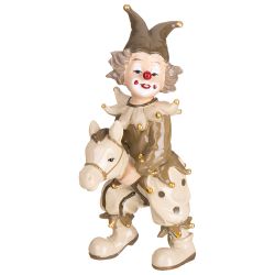 ФИГУРКА "КЛОУН" 11*6,5*16,5 СМ. КОЛЛЕКЦИЯ "БУФФОНАДА"