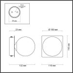 4566/1W LN Бра G9 1*40Вт 220В IP44 VINTAGE