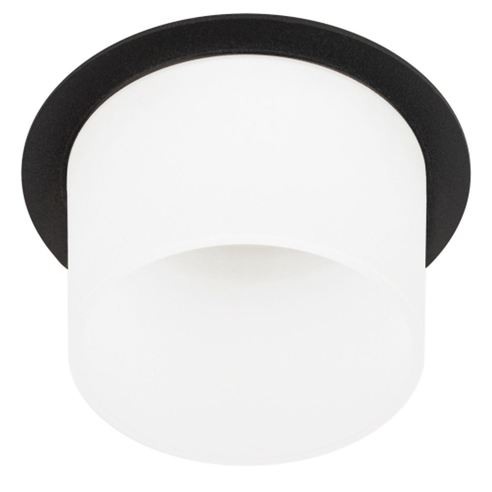 Встраиваемый светильник декоративный ЭРА DK106 BK MR16 GU5.3 черный | Декоративные встраиваемые светильники