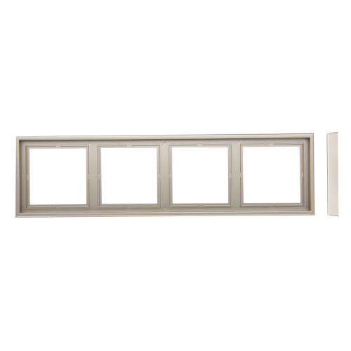 Рамка 4-местная LIREGUS MODERN K14-445-04.M/СH шампань