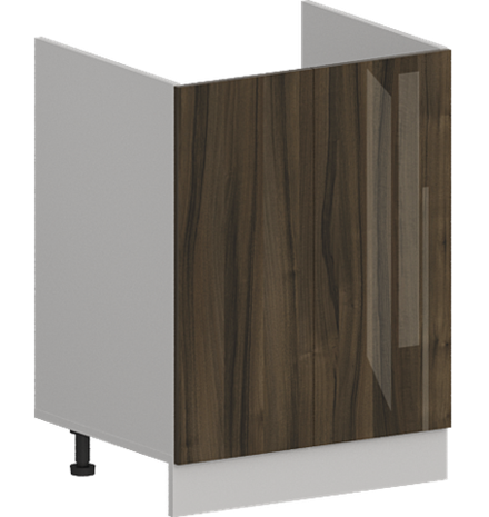 Кухня Модуль ШНМ 600 Белый / Орех Миланский