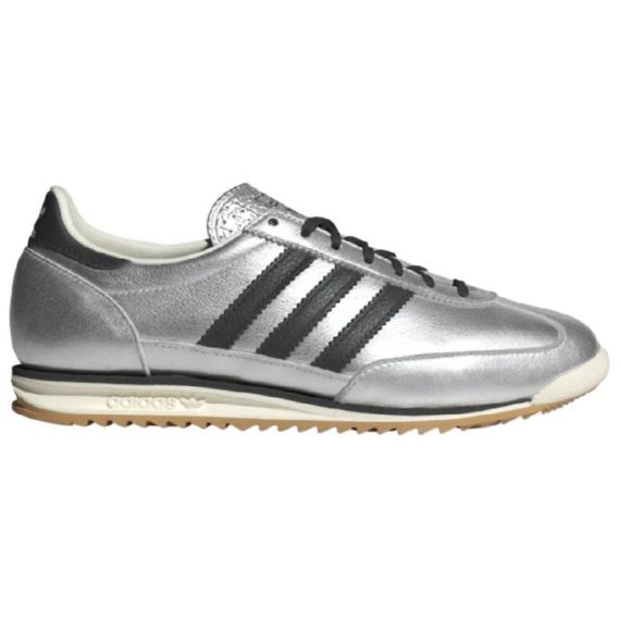 Кроссовки adidas originals SL 72, Новая коллекция, простой верх, Серебристо-черная женская