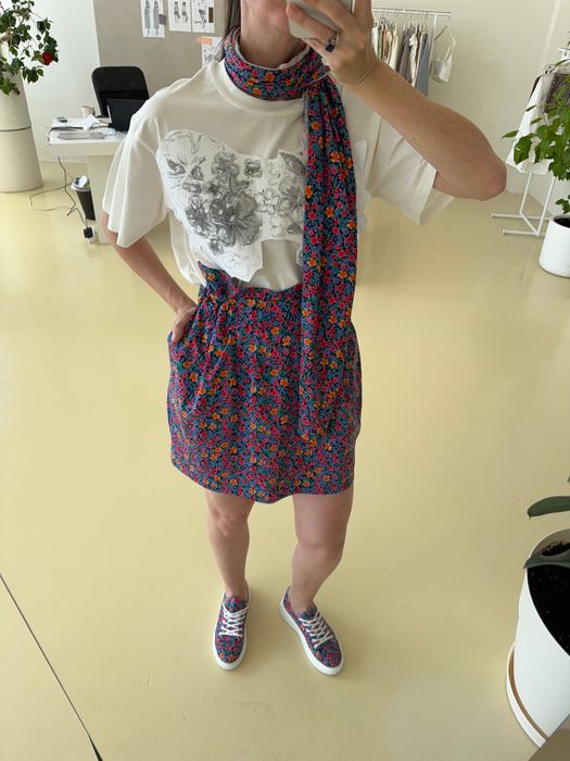 ЮБКА РАСОН ЦВЕТОЧНЫЙ ПРИНТ