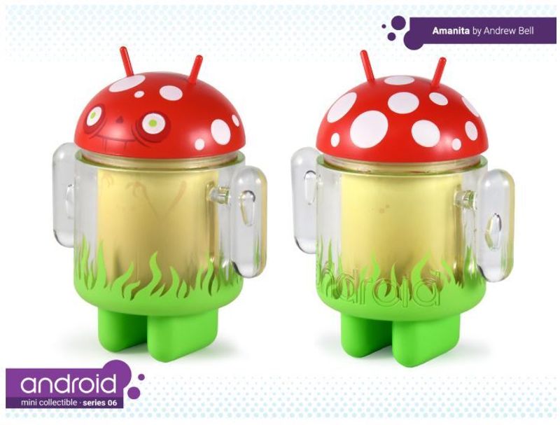 Android mini collectible series 06 робот коллекционный Мухомор  (Amanita)