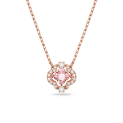 UNA:NECKLACE CL CZMO/ROS