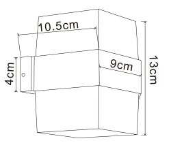 Уличный настенный светильник Arte Lamp