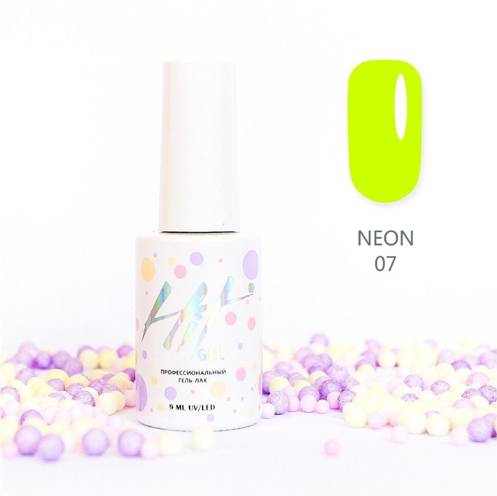 Гель-лак Neon  ТМ &quot;HIT gel&quot;  №07, 9 мл