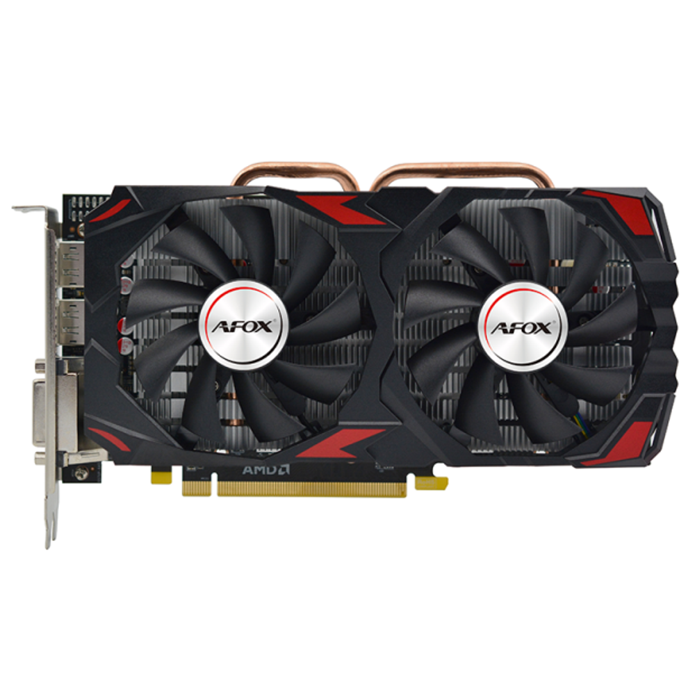 Видеокарта AFOX AMD Radeon RX 580, 8Гб GDDR5, 256 бит, Retail, PCIe3.0, 2xFAN, 2-SLOT, 185Вт, HDMI, 2xDP (AFRX580-8192D5H3-V3)