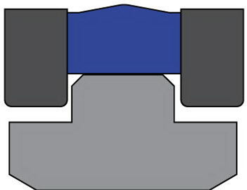 A106 250-222 Поршневое уплотнение 250-222-17,5/13