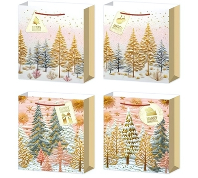 Пакет подарочный «Зимний Рассвет» 31*40*12 см, микс