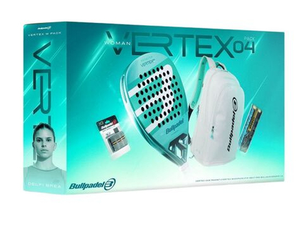 Ракетка для падел тенниса Bullpadel Vertex Pack 04 - white