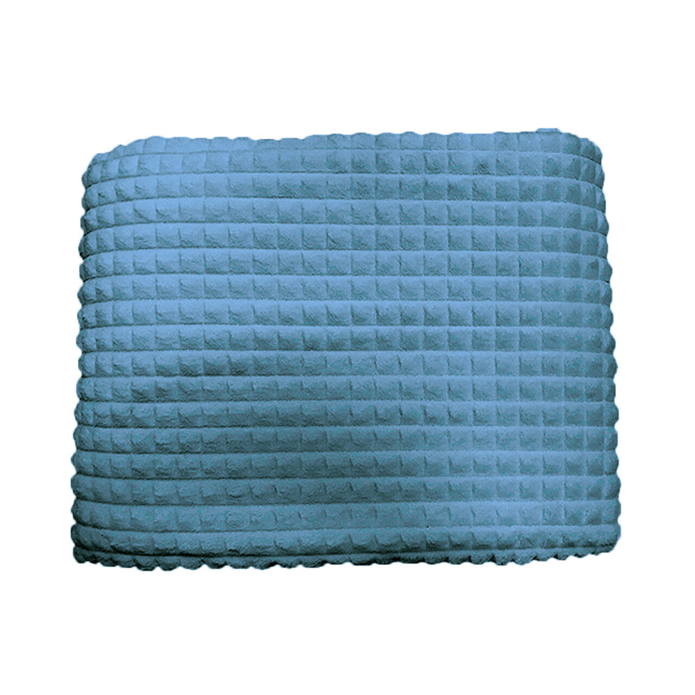 Плед Кубик голубой евро, 200х220 см