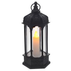 GAEM Изделие декоративное "Фонарь" с подсветкой (3хАG13), L5,5 W6 H13,5 см, 4в.