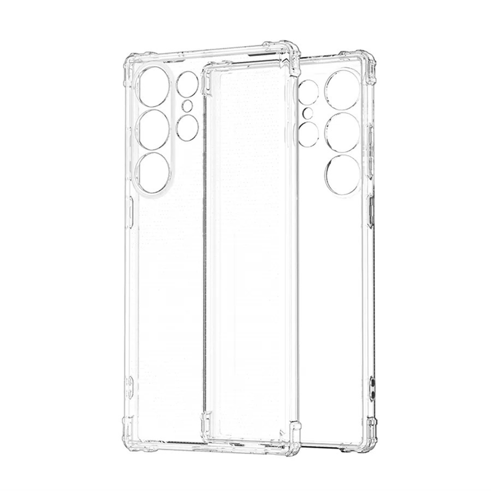 Чехол прозрачный с усиленными защитными углами для Samsung Galaxy S23 Ultra, серия Ultra Plus от Caseport