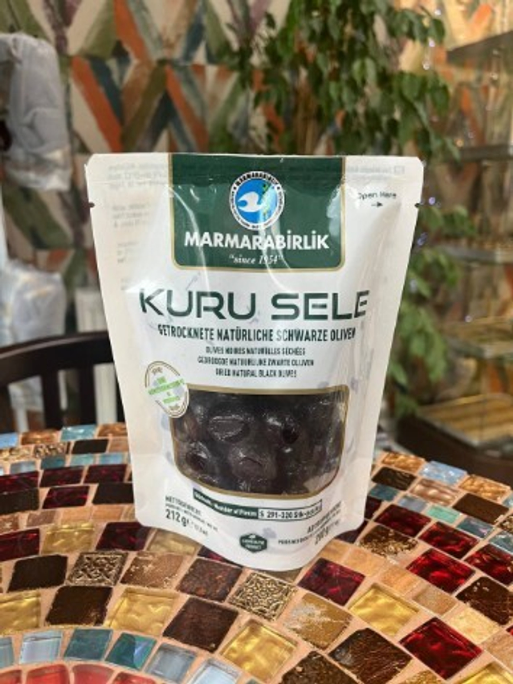 Оливки черные натуральные с косточкой, MARMARABRLK, 100 гр.(дой-пак)