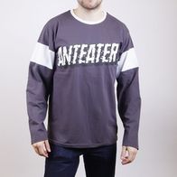 Лонгслив ANTEATER LOGO, серый/белый