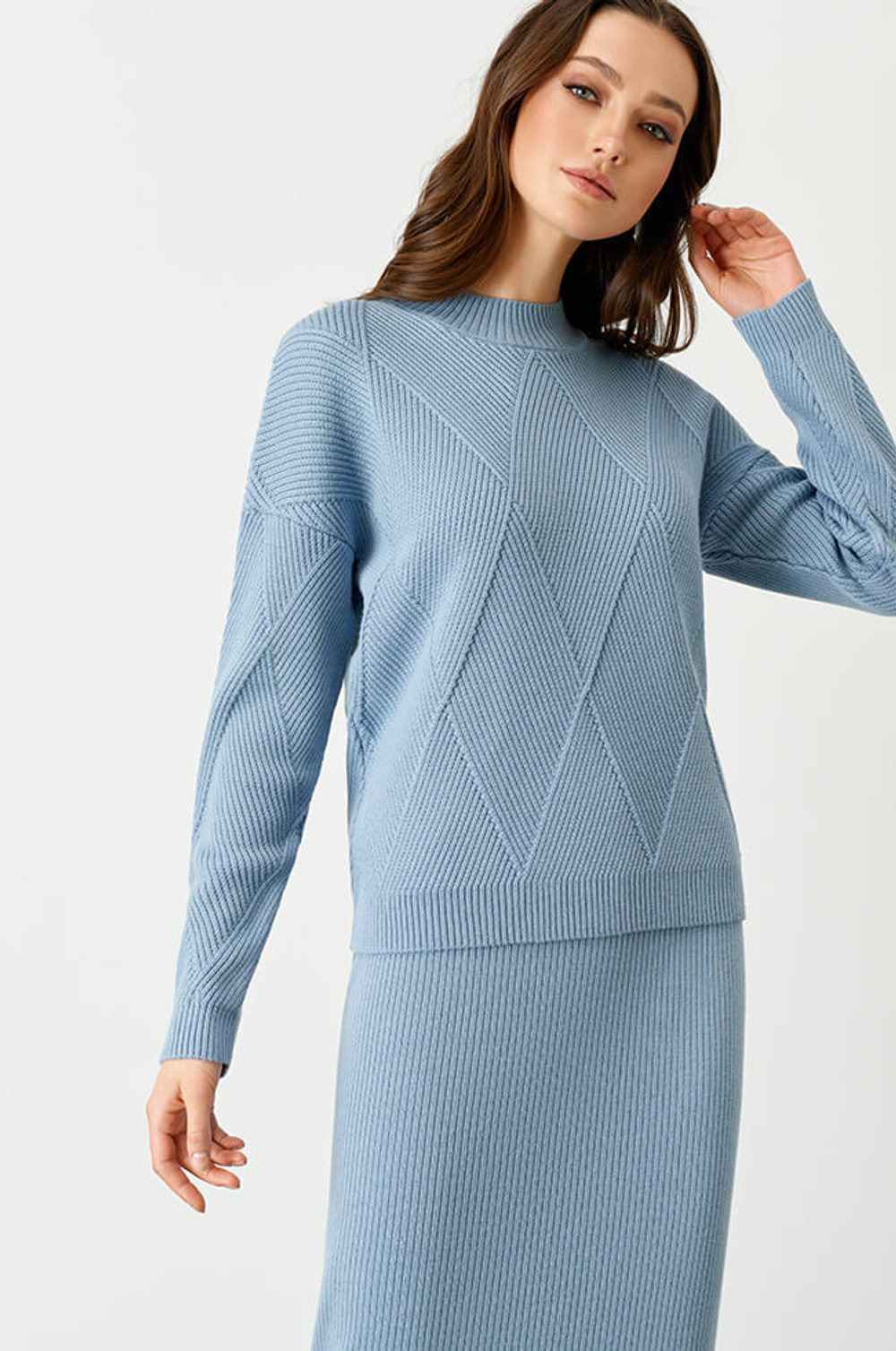 22740 Джемпер женский (голубой)